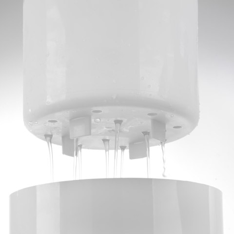 Pojemnik do lodu na lód biały z czarną pokrywką 5L Bar Up