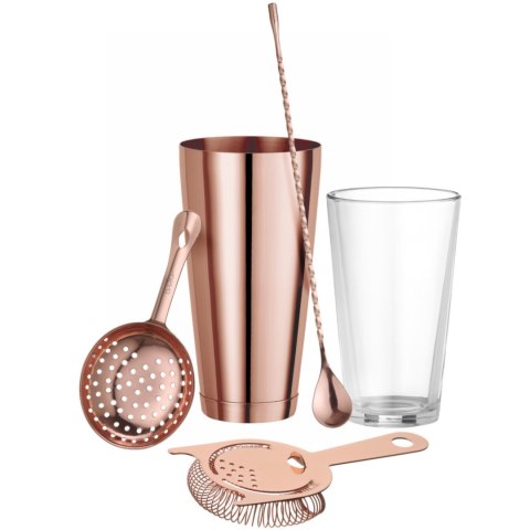 Shaker bostoński do drinków koktajli 0.8 l - miedziany Bar Up