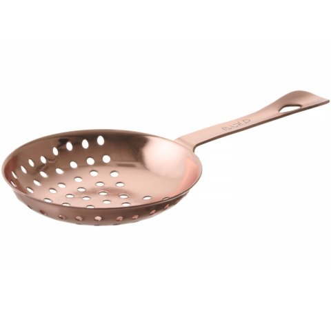 Sitko barmańskie do odcedzania drinków koktajli Julep 160 x 76 mm - miedziany Bar Up