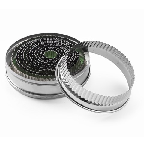 Forma do wycinania karbowana okrągła do ciastek śr. 18 - 108mm Hendi 674413 Hendi