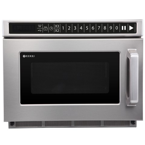 Kuchenka mikrofalowa profesjonalna 100 programów USB 3000 W poj. 18L Hendi