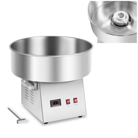 Maszyna do waty cukrowej LED 52 cm 1030W Royal Catering RCZK-1030-W Royal Catering