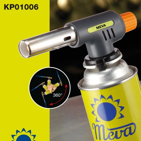 Palnik gastronomiczny na kartusze do Creme Brulle 1kW MEVA