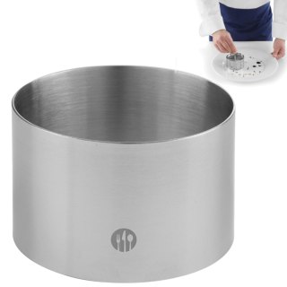 Pierścień kucharski cukierniczy ze stali nierdzewnej śr. 90mm wys. 45mm - Hendi 512302 Hendi