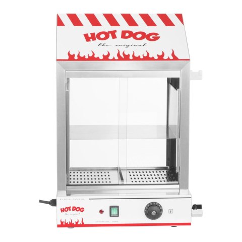Podgrzewacz witryna grzewcza do 200 hot dogów parówek 50 bułek 2000W Royal Catering RCHW 2000 Royal Catering