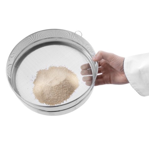 Sito cukiernicze gęste do przesiewania cukru pudru śr. 407mm stalowe - Hendi 637821 Hendi