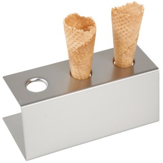 Stojak do lodów ze stali nierdzewnej na 3 wafle - Hendi 755730 Hendi