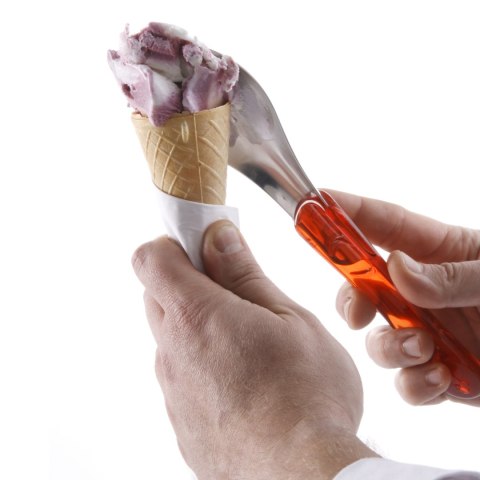 Szpatuła do lodów stalowa z uchwytem z tritanu niebieska - Hendi 755808 Hendi