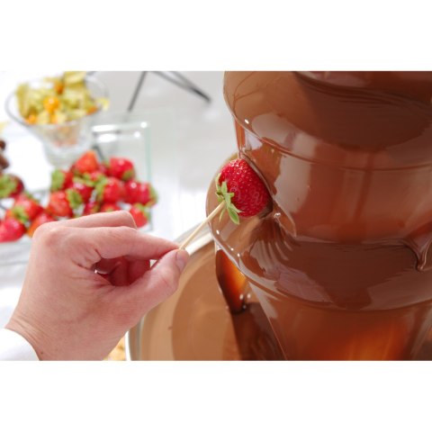 Fontanna do czekolady fondue 5 poziomów stalowa 265 W - Hendi 274156 Hendi