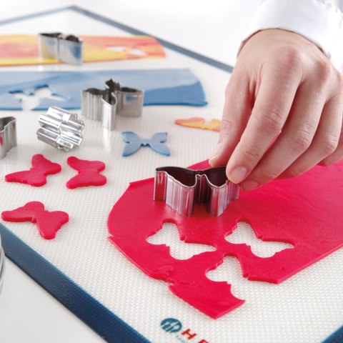 Forma wycinarka cukiernicza do ciasta szablon MOTYL - ZESTAW 8szt. - HENDI 673782 Hendi