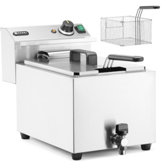 Frytownica elektryczna nastawna z kranem spustowym 400 V 66000 W 10 l - Hendi 209424 Hendi