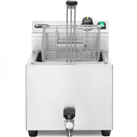 Frytownica elektryczna nastawna z kranem spustowym 400 V 66000 W 10 l - Hendi 209424 Hendi