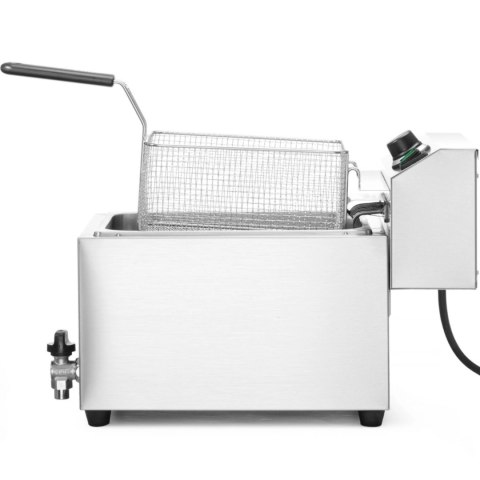 Frytownica elektryczna nastawna z kranem spustowym 400 V 66000 W 10 l - Hendi 209424 Hendi