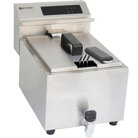 Frytownica frytkownica z panelem cyfrowym Mastercook z kranem 8L 3500W Hendi
