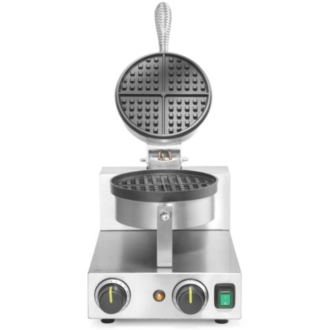 Gofrownica okrągła pojedyncza do gofrów belgijskich TEFLON śr. 190 mm - Hendi 212172 Hendi