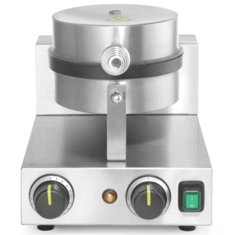 Gofrownica okrągła pojedyncza do gofrów belgijskich TEFLON śr. 190 mm - Hendi 212172 Hendi