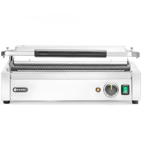 Grill elektryczny kontaktowy XL Pianini 548 x 415 mm 2700 W - Hendi 263624 Hendi