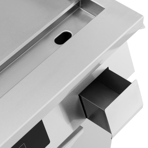 Grill indukcyjny gładki wolnostojący 720 x 610 mm 80-300 C 10000 W Royal Catering