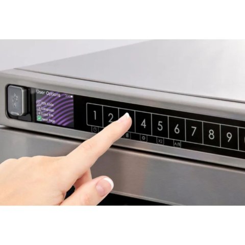 Kuchenka mikrofalowa mikrofalówka Menumaster DEC18E2 100 programów 17 l 1800 W 230 V - Hendi 280089 MENUMASTER