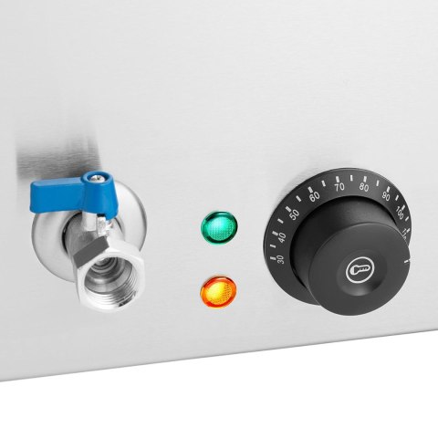 Makaroniarka warnik do gotowania makaronu z kranikami 4 kosze 2 x 6,5 l 3000 W Royal Catering