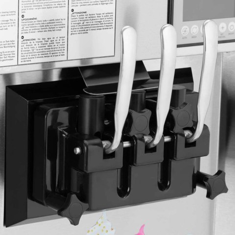 Maszyna automat do lodów włoskich 2140 W 33 l/h - 3 smaki Royal Catering