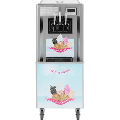 Maszyna automat do lodów włoskich 2140 W 33 l/h - 3 smaki Royal Catering