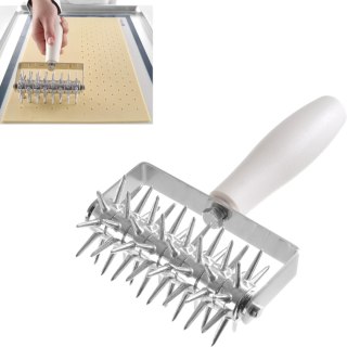 Rolka dziurkująca wałek do nakłuwania ciasta Profi Line STAL 140x210mm - HENDI 515143 Hendi