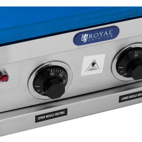 Waflownica maszyna do wypieku wafli rożków na lody 100-120 wafli / godz. 74 x 124 mm Royal Catering