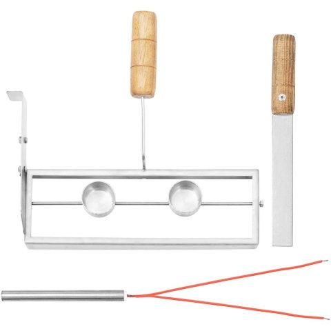 Waflownica maszyna do wypieku wafli rożków na lody 100-120 wafli / godz. 74 x 124 mm Royal Catering