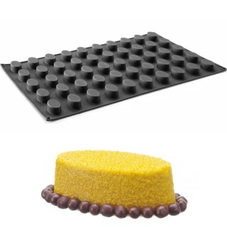 Forma silikonowa do pralin musów wypieków 570 x 375 mm - owal Hendi