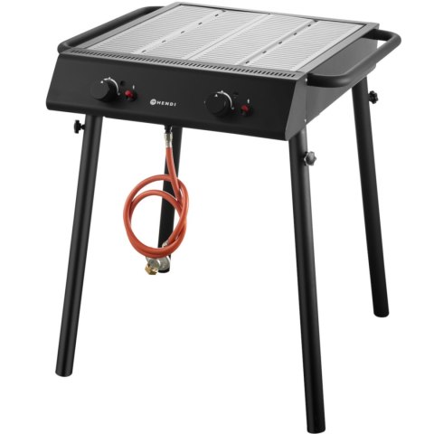 Grill gazowy cateringowy XANTOS 9.5 kW 77x71x87 cm Hendi