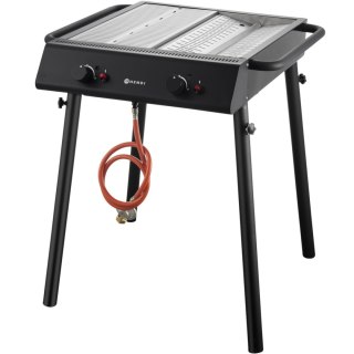 Grill gazowy cateringowy XANTOS 9.5 kW 77x71x87 cm Hendi