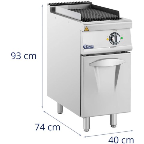 Grill lawowy elektryczny Pro 730 50-300 C 400 V 4.05 W Royal Catering