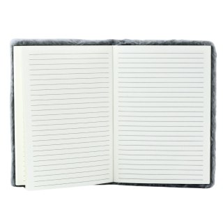 Pluszowy Zeszyt Notatnik W Linie Zając Szary A5 80 Kartek LEAN