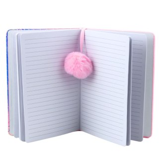 Zeszyt Notatnik W Linie Jednorożec Konfetti Holograficzny A5 80 Kartek LEAN