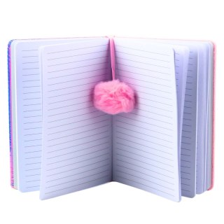 Zeszyt Notatnik W Linie Lizak Konfetti Holograficzny A5 80 Kartek LEAN