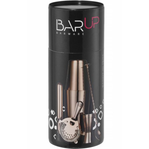 Zestaw barmański w tubie shaker jigger sitko muddler łyżka - miedziany Bar Up