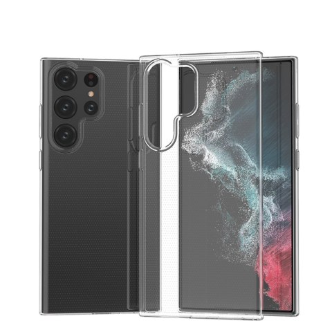Etui cienki pokrowiec 0.5mm na Samsung Galaxy S23 Ultra - przezroczyste HURTEL