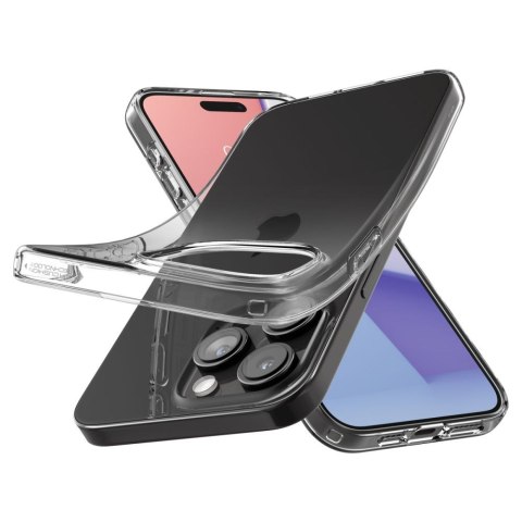 Etui na iPhone 15 Pro Max Liquid Crystal - przezroczyste SPIGEN