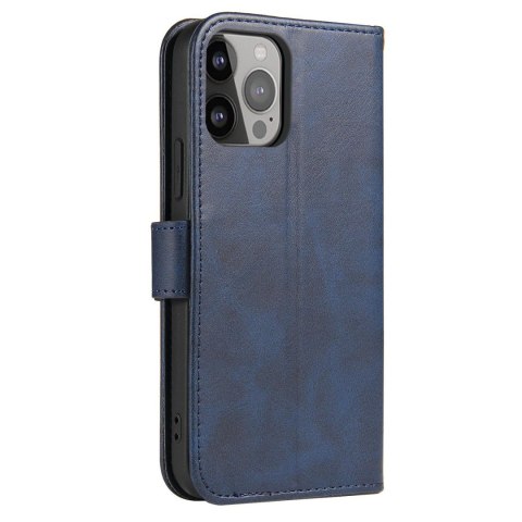 Etui pokrowiec z klapką portfel podstawka na Samsung Galaxy S23+ Magnet Case - niebieskie HURTEL