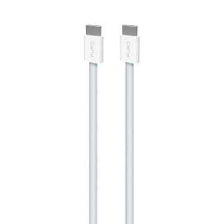 Kabel przewód USB-C 60W 480mbps 1.5m - niebieski PURO