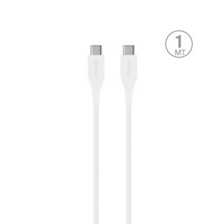 Kabel przewód USB-C Power Delivery 2m - biały PURO