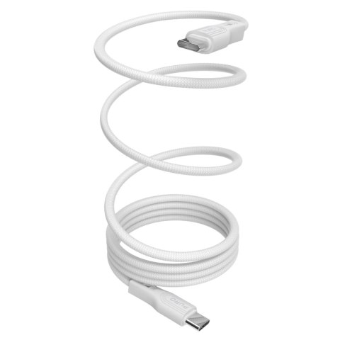 Kabel przewód magnetyczny USB-C 60W USB 1m - biały PURO