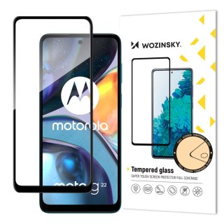 Szkło hartowane na Motorola Moto G22 Full Glue Tempered Glass WOZINSKY