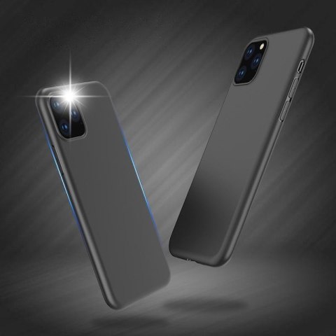 Żelowe elastyczne etui pokrowiec do iPhone 14 Pro Max Soft Case - czarny HURTEL
