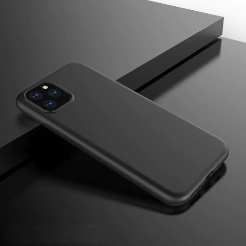 Żelowe elastyczne etui pokrowiec do iPhone 14 Pro Max Soft Case - czarny HURTEL