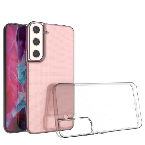 Żelowy pokrowiec etui do Samsung Galaxy S22+ Ultra Clear 0.5mm - przezroczysty HURTEL