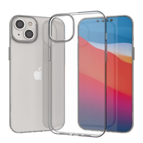 Żelowy pokrowiec etui do iPhone 14 Plus Ultra Clear 0.5mm - przezroczysty HURTEL