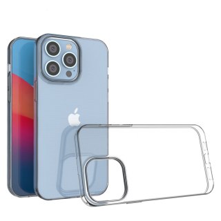 Żelowy pokrowiec etui do iPhone 14 Pro Max Ultra Clear 0.5mm - przezroczysty HURTEL