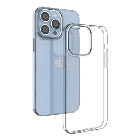 Żelowy pokrowiec etui do iPhone 14 Pro Max Ultra Clear 0.5mm - przezroczysty HURTEL